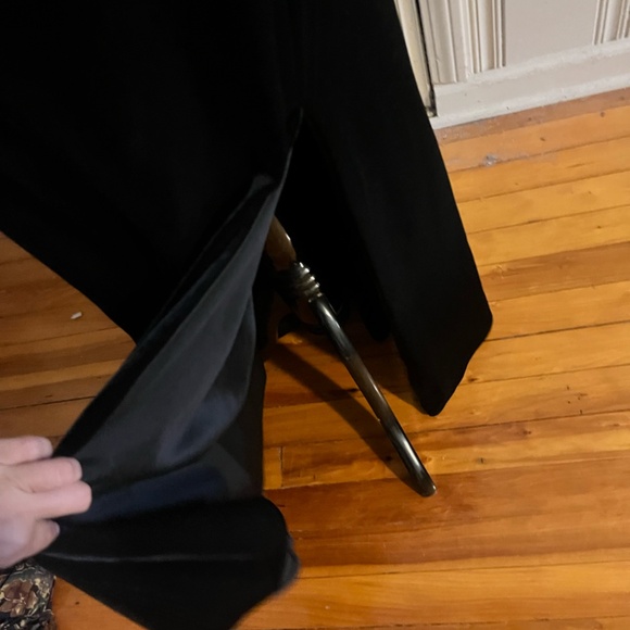 Jolene Prom gown size 6 lace racerback black velvet - Picture 5 of 8